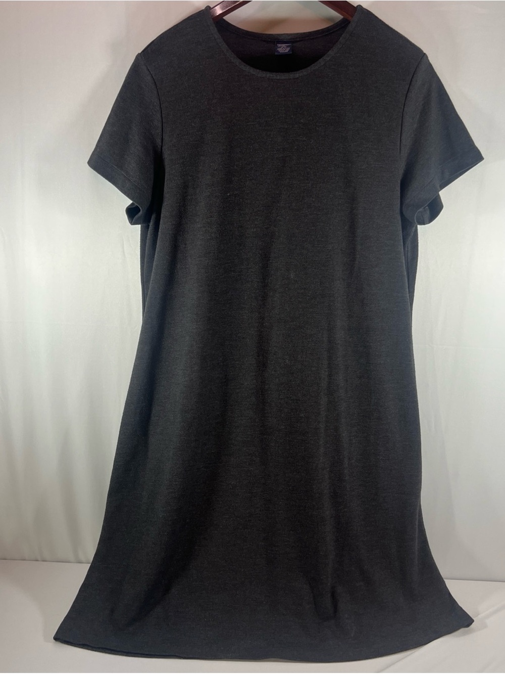 VTG 90s Lands End Dress Womens XL 18 20 Ponte Knit Stretch Made in USA Preppy